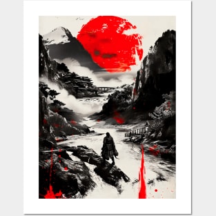 Red Moon Journey Posters and Art